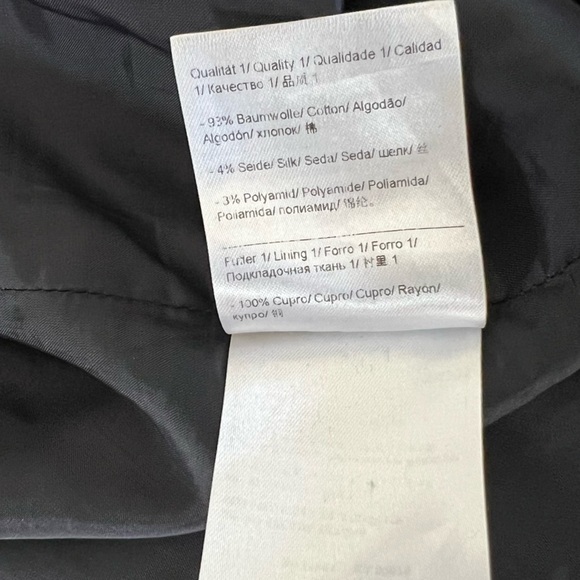 Escada Knee Length Navy Blue Straight Fully Lined Pencil Vintage Skirt Size XXL - Picture 12 of 14